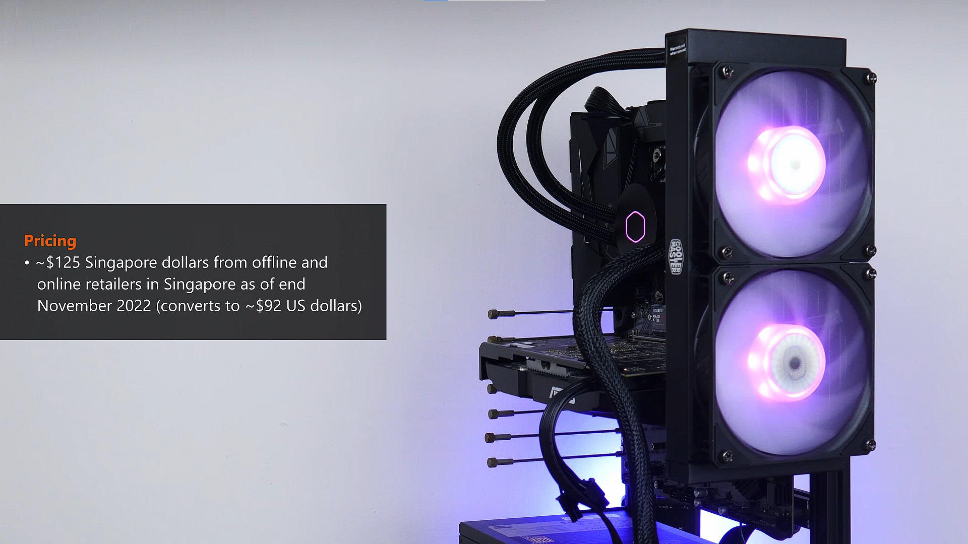 その他 MASTER LIQUID ML240L RGB MasterLiquid 240L Core ARGB CPU Liquid Cooler | Cooler Master